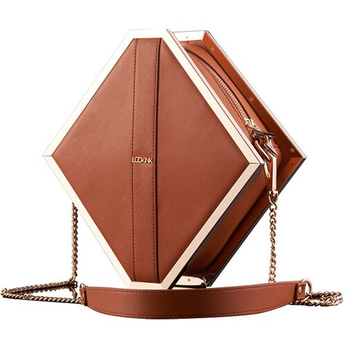 LOCKINK - Mysterious Square Kink Bag - brown Cijene