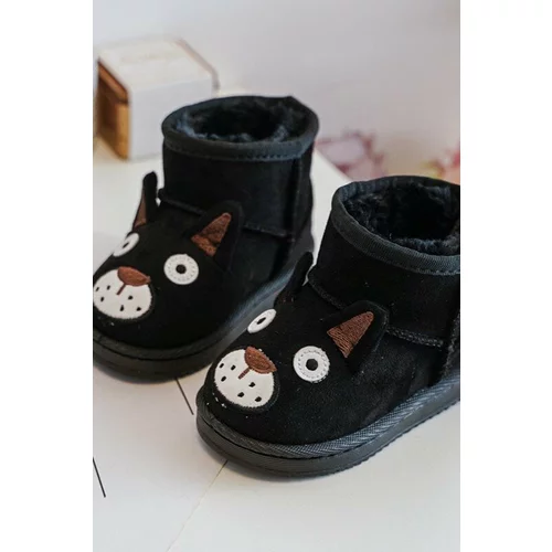 Kesi Children's black insulated snow boots Vavena