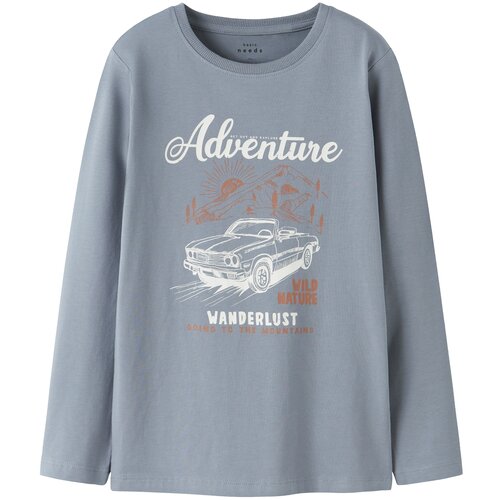 name it Majica 'NKMVUX' golublje plava / smeđa / bijela Cijene