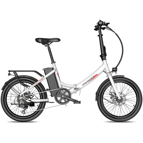 Fafrees F20 light 16.75Ah električno kolo - 250W motor 36V16.75Ah baterija 130KM doseg mehanska disk zavora - bela, (21221525) Slike