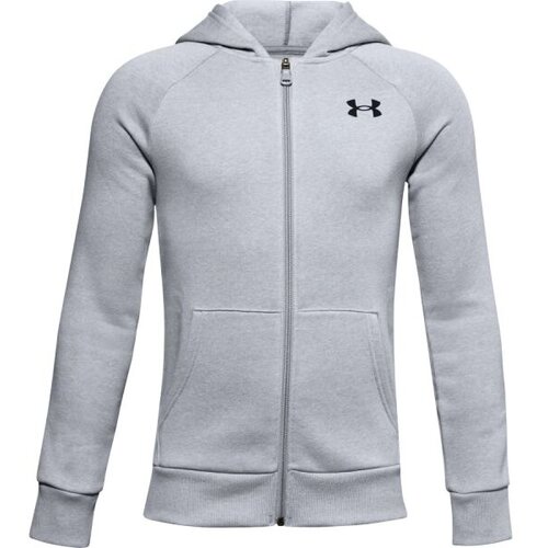 Under Armour Boys' sweatshirt RIVAL COTTON FZ HOODIE grey XL | shoptok.hr