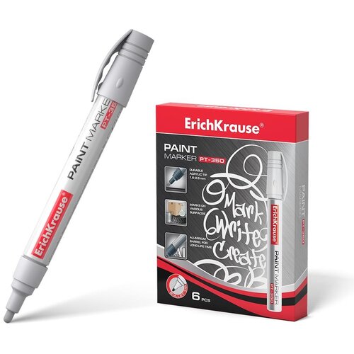 Erich Krause Paint marker PT-350, bel, (21221254) Cene