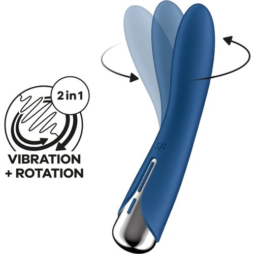 Satisfyer Vibrator G-točke Spinning Vibe 1, moder Cene