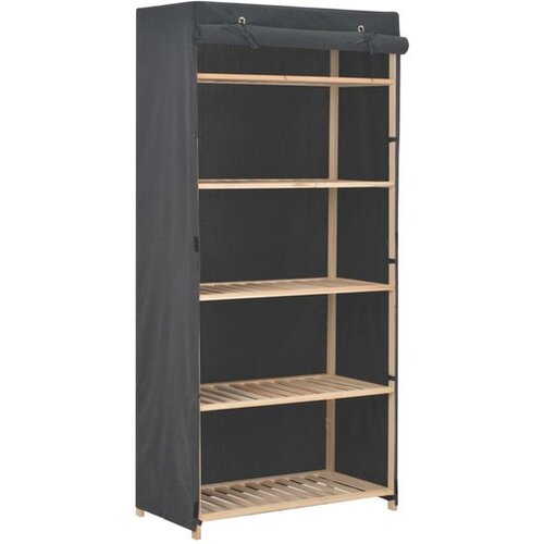  Garderobna omara iz blaga 79x40x170 cm siva Cene