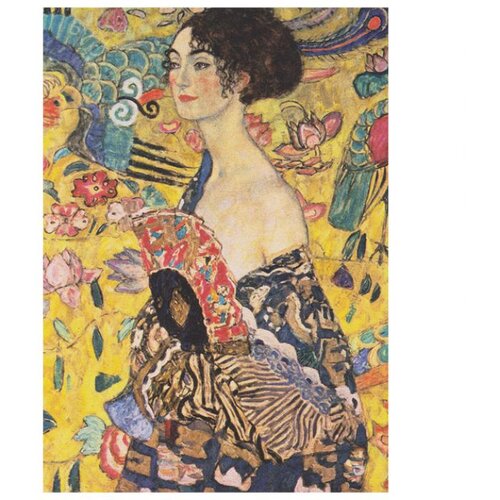  1000 KOM TUBA ART.10 GUSTAV KLIMT &amp;quot;LADY WITH A FAN&amp;quot; INTERDRUK Slike