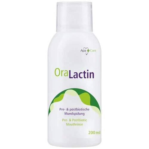 ApaCare pre i postbiotička tečnost za ispiranje usta oralactin, 200ml Slike
