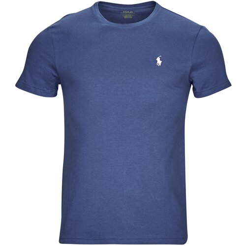 Polo Ralph Lauren Majice s kratkimi rokavi T-SHIRT AJUSTE EN COTON Modra Slike