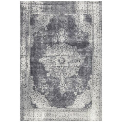 Kayoom RAVNO TKANA PREPROGA Vintage 8400 Grau 200/290 cm potiskano siva Cene