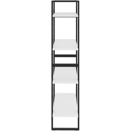  za knjige s 4 razine bijeli 80 x 30 x 140 cm drveni Slike