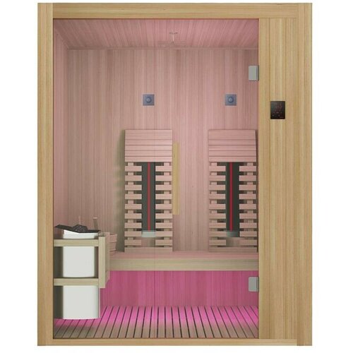Sanotechnik Infracrvena sauna + finska Alaska (110 x 160 x 200 cm, 4,6 kW) Slike