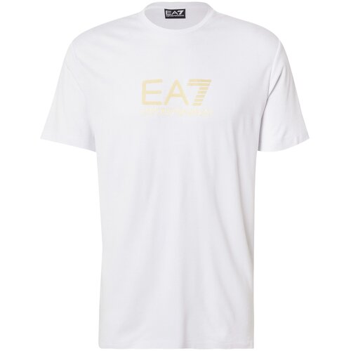 Ea7 Emporio Armani Majica zlata / bela Slike