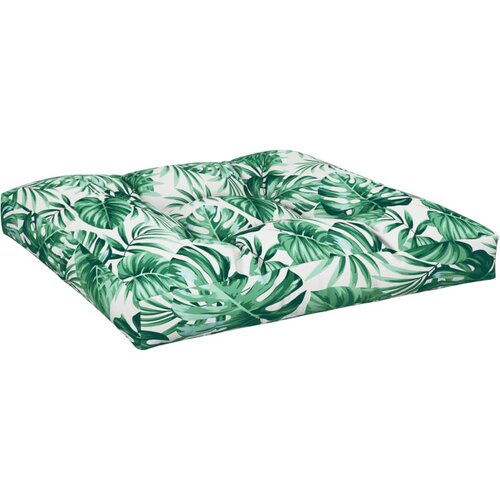 VidaXL Jastuk za sofu od paleta s uzorkom li&amp;scaron;ća 70 x 70 x 12 cm Slike