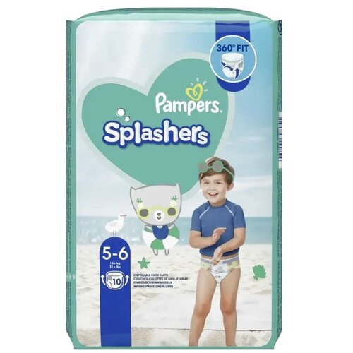 Pampers Pelene za kupanje Splashers 5-6 14+ kg, 10 kom Slike