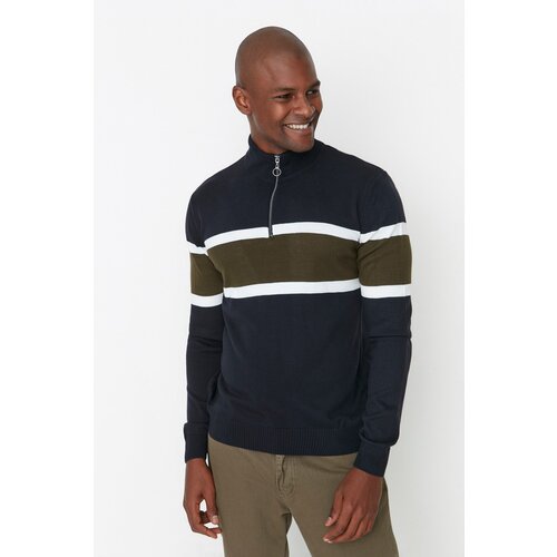 Trendyol Sweater - Dark blue - Regular fit Slike