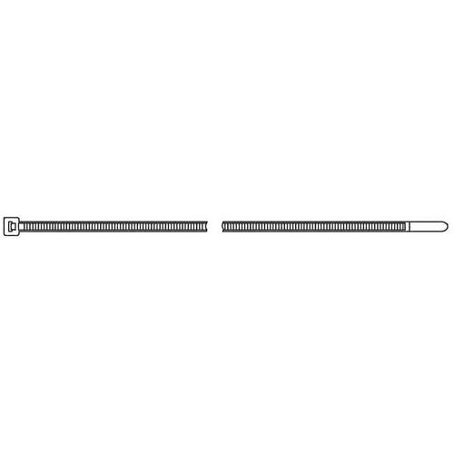 Hellermann Tyton Standardne vezice za kablove, unutranje zubate (DxŠ) 98 mmx 2.5 mm UB1-N66-NA-M2 Cijene
