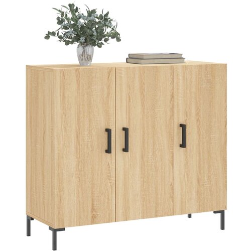  Komoda boja hrasta sonome 90x34x80 cm od konstruiranog drva Slike
