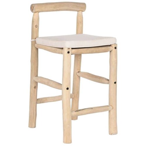 Tabure DKD Home Decor Prirodno Tikovina 50 x 50 x 102 cm Cene