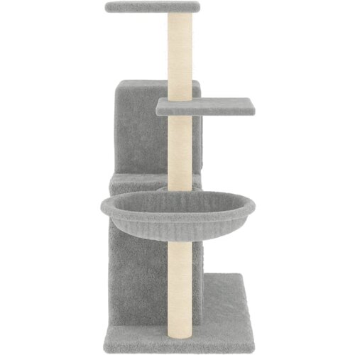  Penjalica za mačke sa stupovima za grebanje svjetlosiva 83 cm Slike