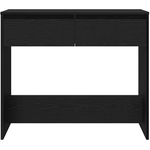  Konzolni stolić crni hrast 89x41x76 5 cm Konstruirano drvo - Crni hrast Slike
