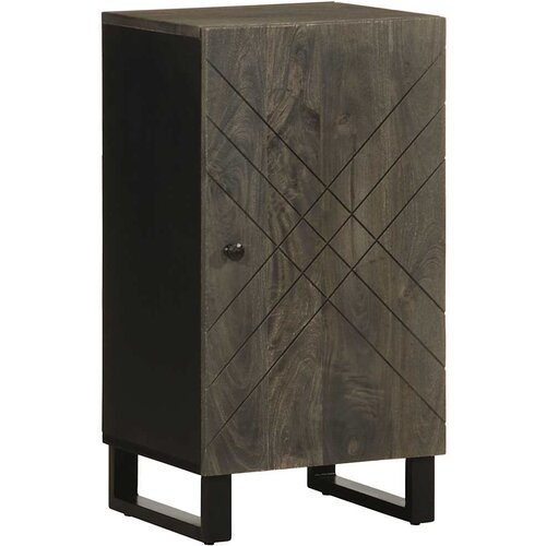 VidaXL Komoda crna 40x33x75 cm Puno drvo Mango Slike