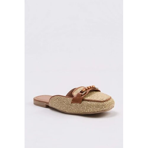 Trendyol Shoes ženske papuče Takss26Te00003, bež Slike