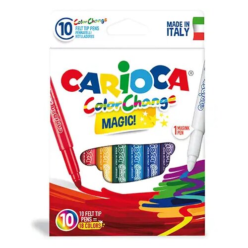 Carioca flomasteri u setu promjenljive boje 9+1 kom - Cijene