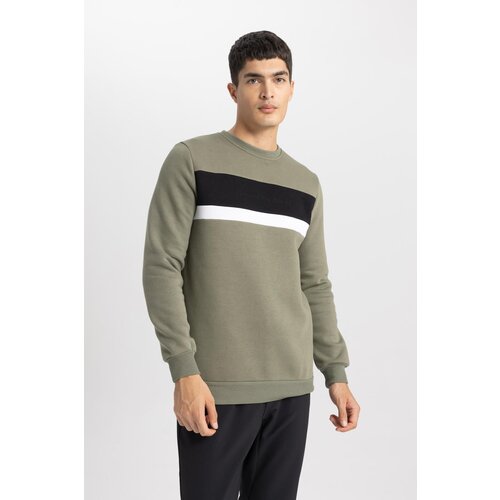 Defacto Regular Fit Crew Neck Sweatshirt Slike