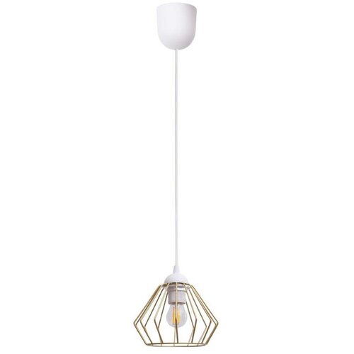  Visilica na sajli CEED GOLD 1xE27/60W/230V, prečnik 17,5 cm, bela/zlatna Cene