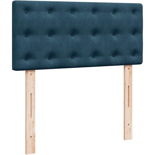 Box spring krevet s madracem plavi 90x190 cm bar&amp;scaron;unasti Slike