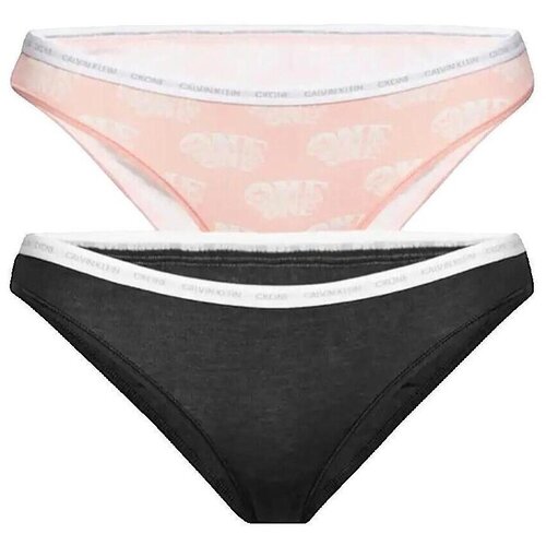 Calvin Klein Jeans Kopalke ločene Culottes Calvin Klein Pack X2 en coton &eacute;lastique Črna Cene