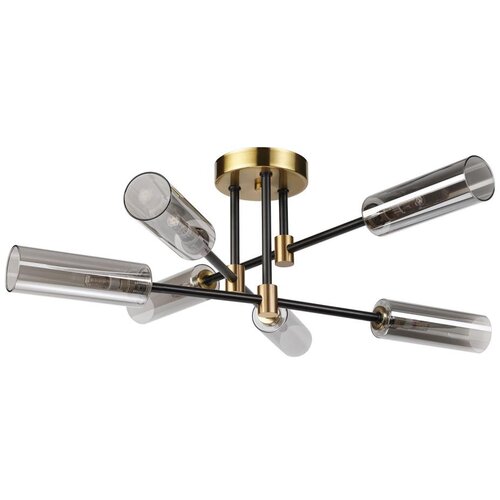  plafonski luster tessa 6xG9/5W/230V mesing/dimljeno-crna Slike