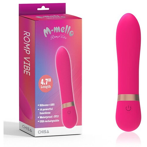  Silikonski roze vibrator 12cm romp vibe Cene