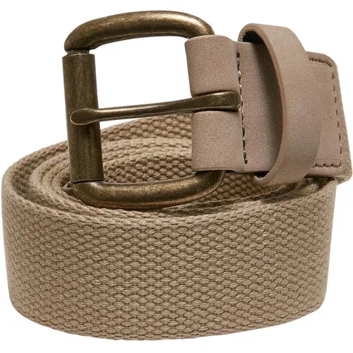 Urban Classics Accessoires Eyelet Canvas Belt beige