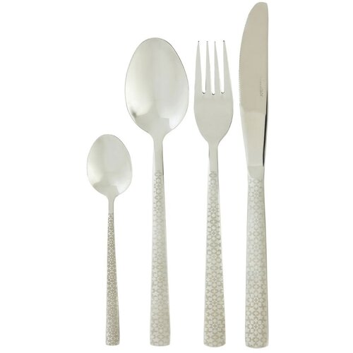 Premier Housewares Bijeli pribor 24 kom od nehrđajućeg čelika Avie &ndash; Cijene