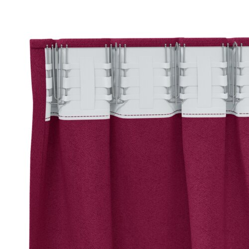 VidaXL Zavjese sa zavjesama 2 pcs Svijetlo siva 245 x 140 cm Poliester Slike