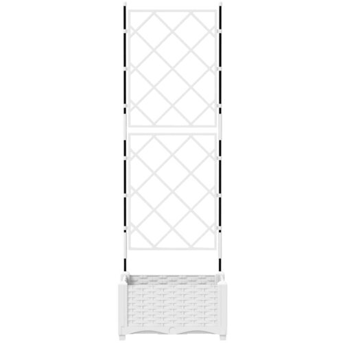  Vrtna saksija Bijeli 40 x 40 x 125,5 cm Plastika Slike