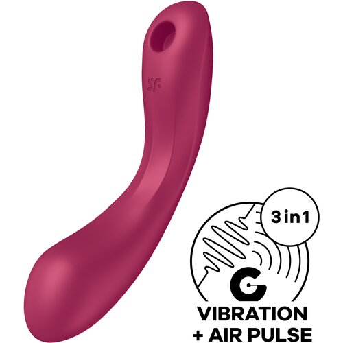 Satisfyer Curvy Trinity 1 Red Cene