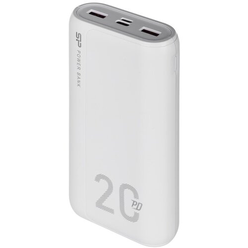 SiliconPower QS15 Powerbank External battery 20000 mAh 2x USB QC 3.0 1x USB-C PD (SP20KMAPBKQS150W) White Cijene