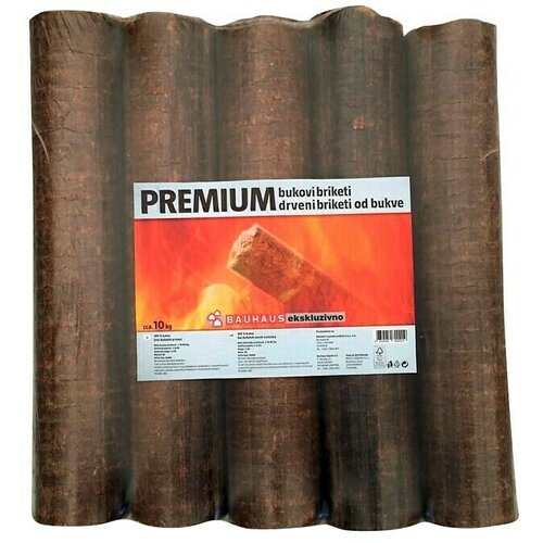 BAUHAUS Drveni briketi Premium (10 kg, Bukovo drvo) Slike