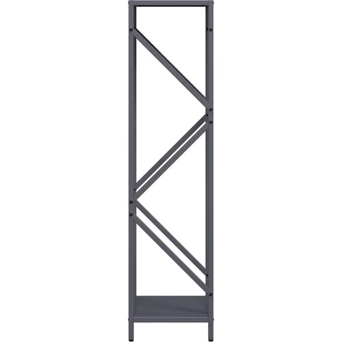  Stalak za drva antracit 34x25x100 cm Hladno valjani čelik Slike