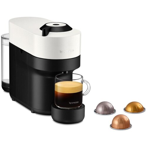 Nespresso aparat za kafu vertuo pop beli (GCV2-EUWHNE-S) Slike