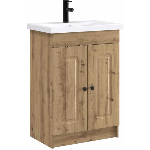 vidaXL Komplet pohi&scaron;tva za kopalnico Artisan hrast 56 x 37,5 x 81 cm, (5000245935) Cene