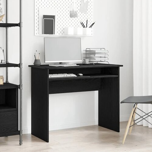  Radni stol Crni hrast 90x50x74 cm Konstruirano drvo - Crni hrast Slike