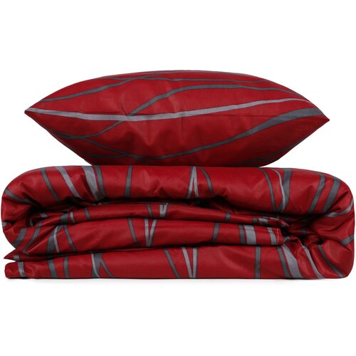L&amp;#039;essentiel Maison Verda - Claret Red Claret RedAnthracite Single XXL Quilt Cover Set (DE) Slike