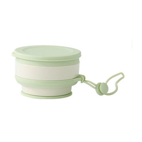 INF Zložljiva skodelica - 350 ml bela silikonska zložljiva skodelica Green, (21780846) Cene