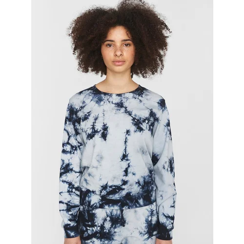 Noisy May Blue Patterned Sweatshirt Ilma - Women