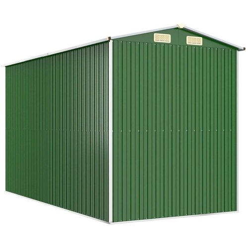vidaXL Vrtna lopa zelena 192x357x223 cm pocinkano jeklo Cene