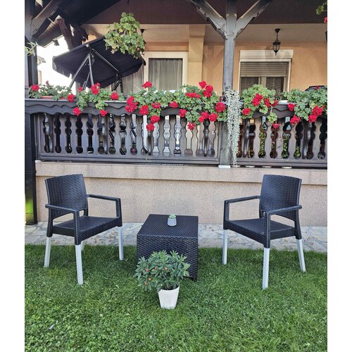 GIARDINO E CASA Balkonski set Molveno, Antracit Cene