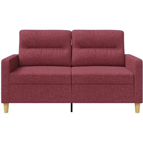  Dvosjed od tkanine crvena boja vina 120 cm Slike