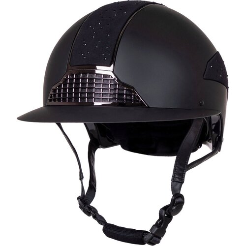 QHP Jahalna čelada Ohio Polo Visor, črna - 51-55 Cene